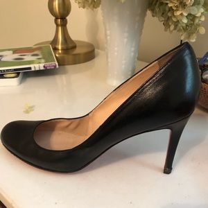 Christian louboutin leather black pumps 39.5